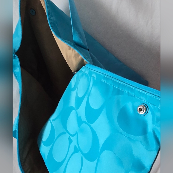 Coach Getaway Signature Nylon Packable Weekender Travel Bag w Original Insert - Picture 14 of 16